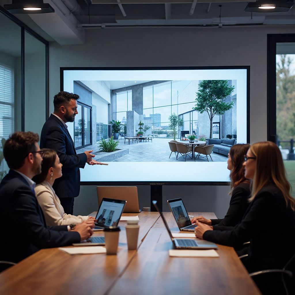 Client presentation meeting